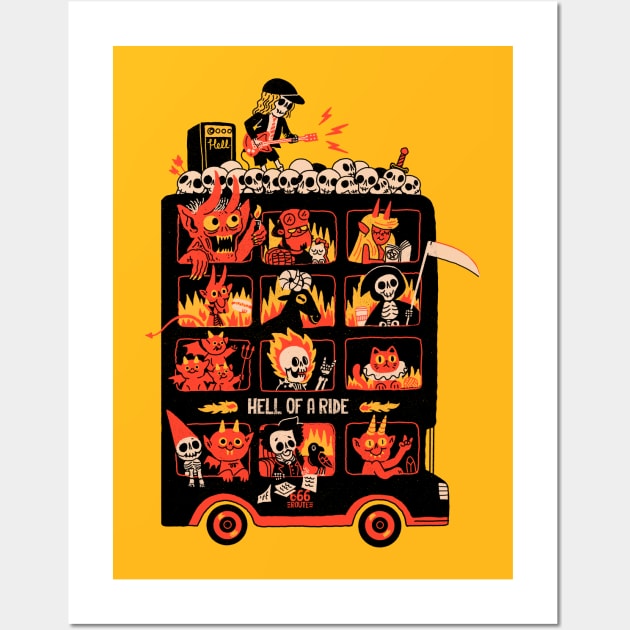 Hell Bus Wall Art by ppmid